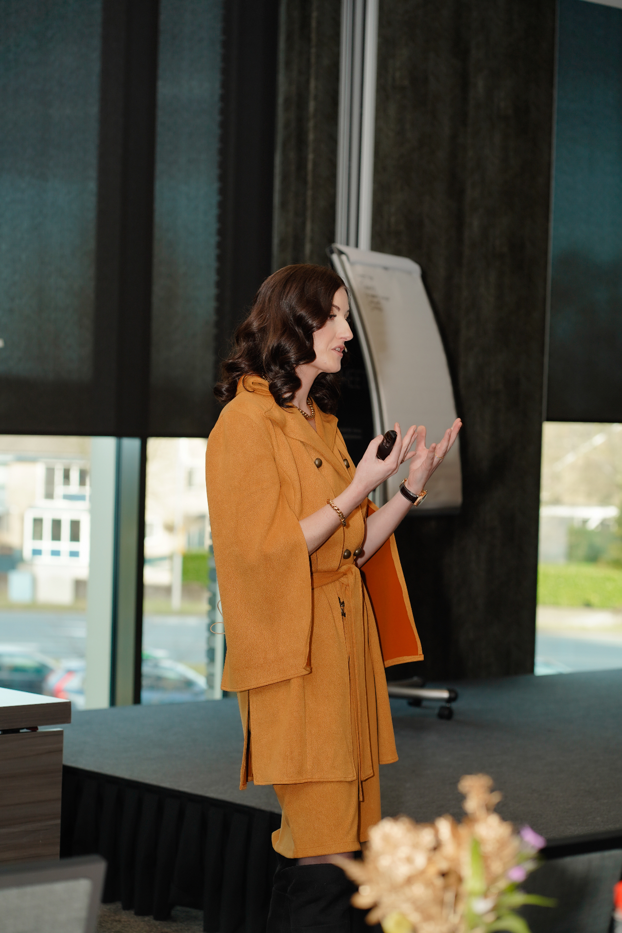 Naomi Beusink presenteert tijdens haar Strategische Meta Ads Meeting